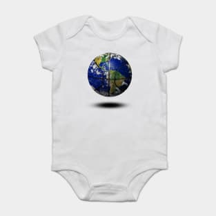 Earth basketball Baby Bodysuit